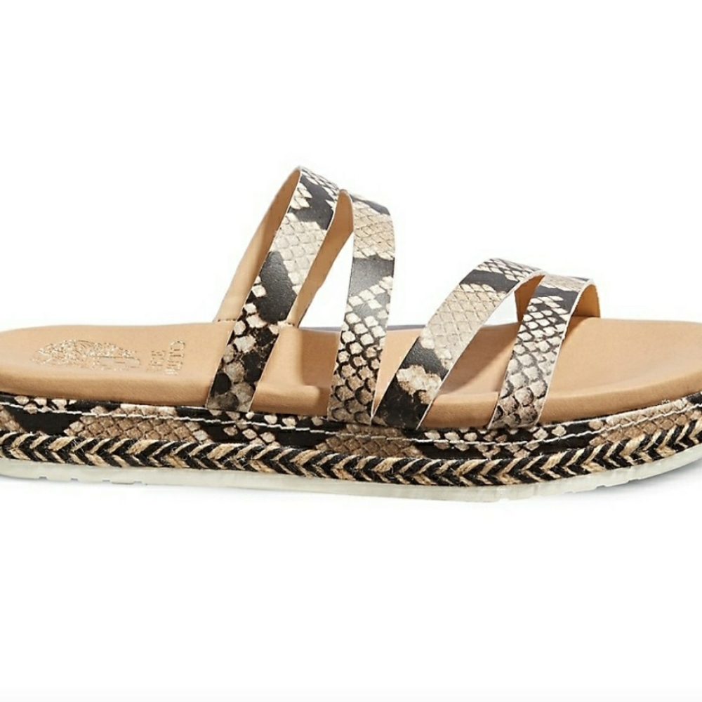 LEATHER SLIP-ON SANDALS - Picture 2 of 7